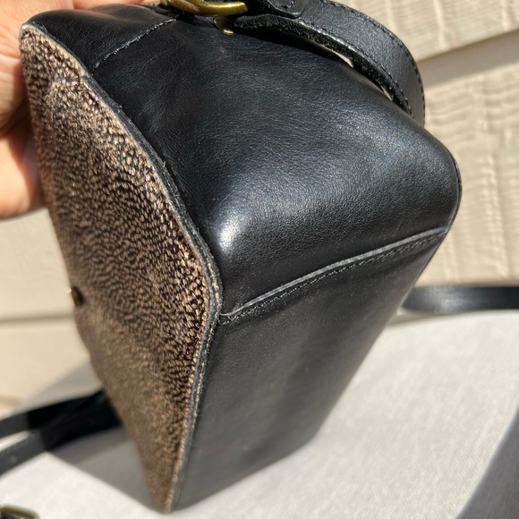 Madewell black leather crossbody purse cheetah 🐆 - Picture 6 of 15